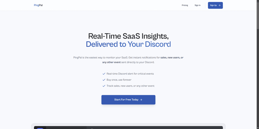 Ping-Pal: Fullstack SaaS Platform
